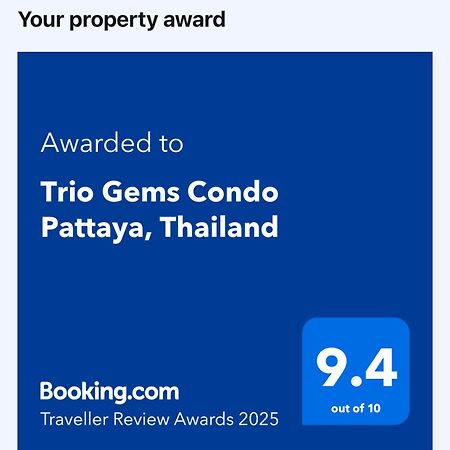 Trio Gems Condo Pattaya, Thailand Csomtien-part Kültér fotó