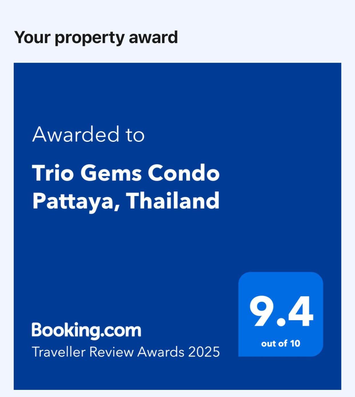 Trio Gems Condo Pattaya, Thailand Csomtien-part Kültér fotó